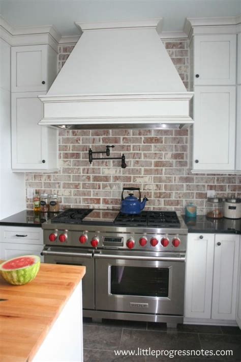 Brick Backsplash White Kitchen – Things In The Kitchen