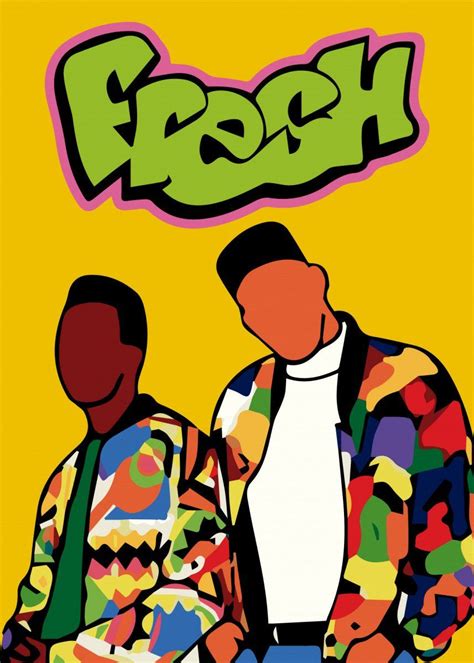 'Fresh Prince of Bel-Air' Poster Print by Juan Donoso | Displate | Prince of bel air, Fresh ...