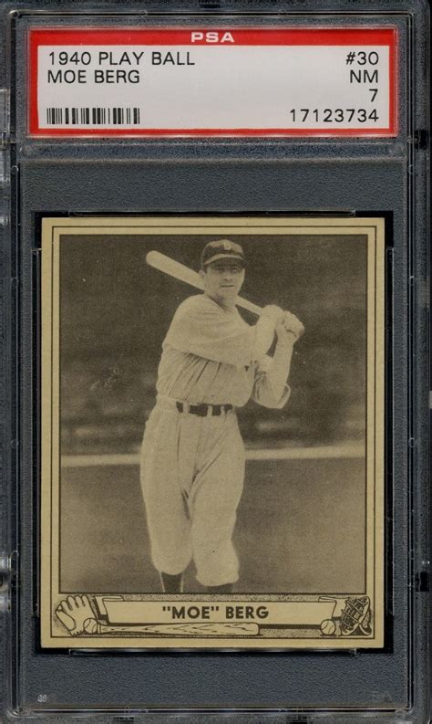 1933 Goudey Moe Berg ~~The Spy~~