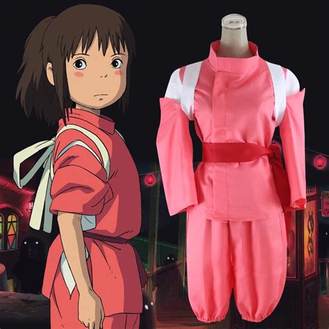 Miyazaki Hayao Spirited Away Chihiro Ogino Sen Cosplay Costume Ogino ...