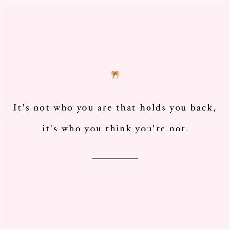 Don't Hold Yourself Back | Inspirational Healthy Lifestyle Quote