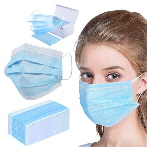 3-Ply Disposable Face Masks - Lodging Kit Company