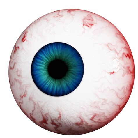 Premium Photo | Human eye isolated on a white background realistic ...