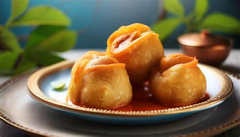 Premium AI Image | samosa or singara Traditional fried or baked ...