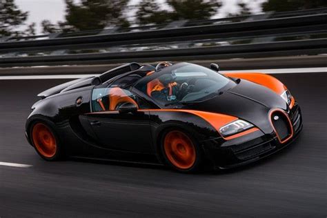 Bugatti Veyron Grand Sport Vitesse sets world record for fastest open-top car | Bugatti veyron ...