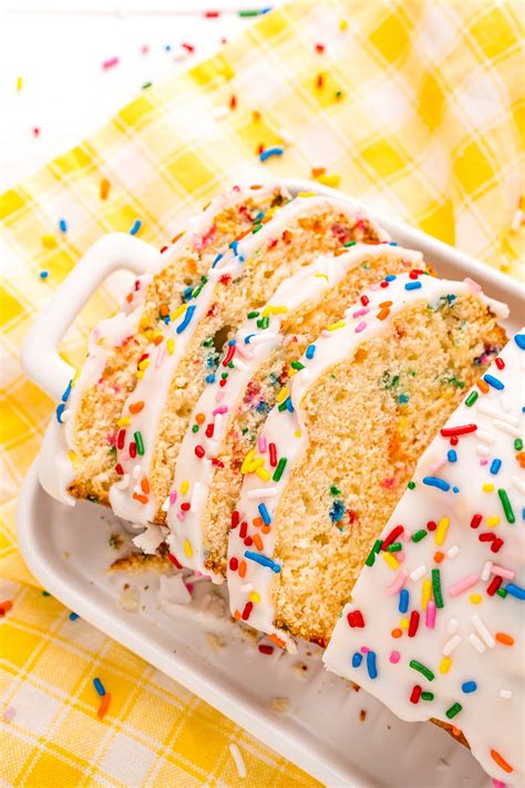 Funfetti Ice Cream Bread Recipe | Sugar and Soul