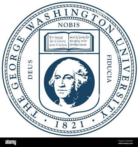 Seal logos of George Washington University Stock Photo - Alamy