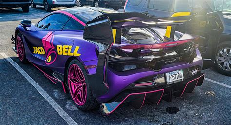 McLaren 720S Looks Bizarre With Senna GTR Bodykit And Taco Bell Branding | Carscoops