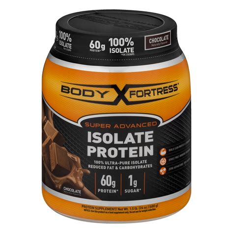 Body Fortress Super Advanced Whey Protein Powder, Chocolate, 60g ...