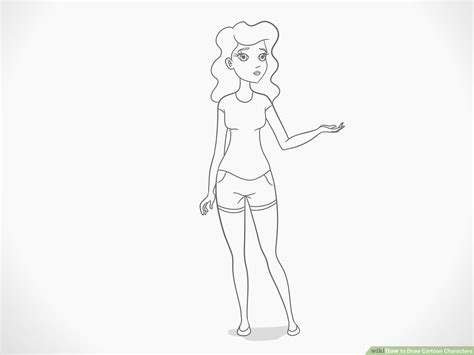 How To Draw A Cartoon Woman - Approvaldeath13