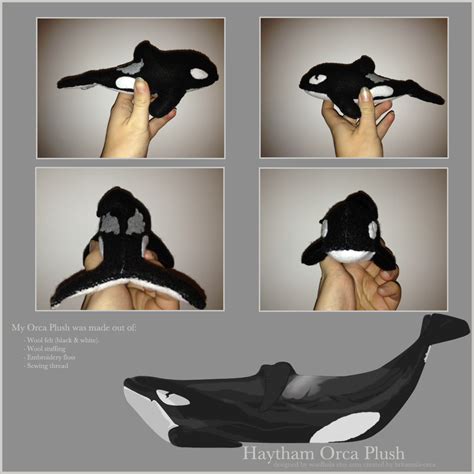 Orca Felt Plush by Britannia-Orca on DeviantArt