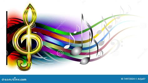 Vector Music banner stock vector. Illustration of music - 74972024