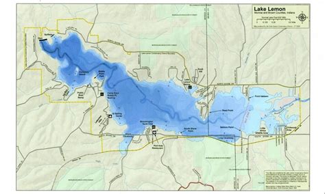 Lake Lemon Indiana Map - Zip Code Map