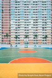 Colorful Basketball Court - Free Photo (5rB825) - Noun Project