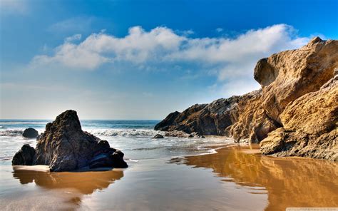 🔥 Download Malibu Beach California United States 4k HD Desktop Wallpaper by @elizabethherrera ...