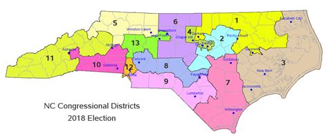 NC Congressional Districts - 2018