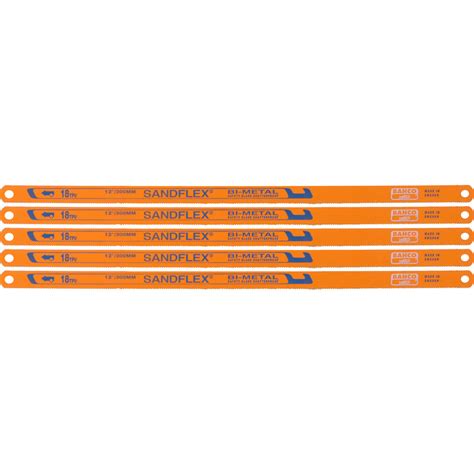 Bahco 12" Shatterproof Bi-Metal Hacksaw Blades 18 TPI | Toolstation