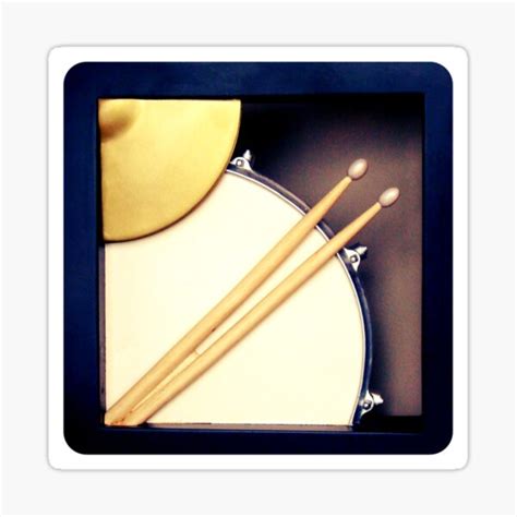 "Drums, Drum stickers " Sticker for Sale by PicsByMi | Redbubble