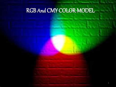 Rgb and cmy color model