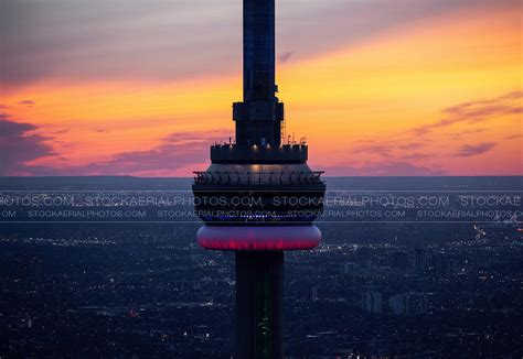 Aerial Photo | CN Tower at Sunset