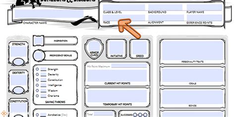 Dungeons & Dragons: How To Fill Out A DnD Character Sheet