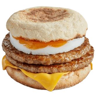 Double Sausage & Egg McMuffin McDonald's - price, calories