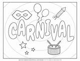 Carnival Coloring Page  Free Printable Poster Planerium sketch template