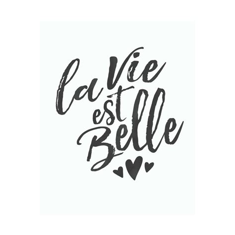 La Vie est Belle Printable Wall Art - Summer Mae Consulting