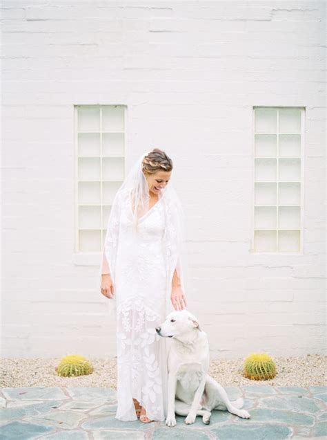 Just a Bride & Her dog on Wedding Day | Boho wedding, Wedding pets, Boho bride