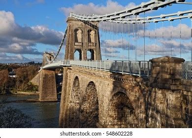 Construction Detail Menai Suspension Bridge North Stock Photo 548602228 | Shutterstock