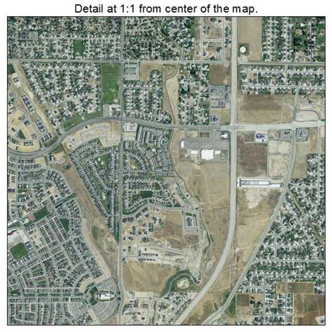 Aerial Photography Map of South Jordan, UT Utah