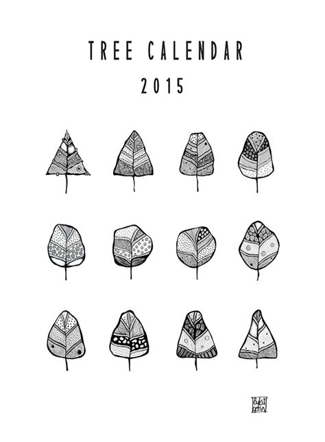 Tree Calendar on Behance