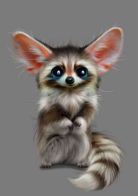 Fantasy Creature Dolls by Nefantano – Raccoon #cute #animal # ...