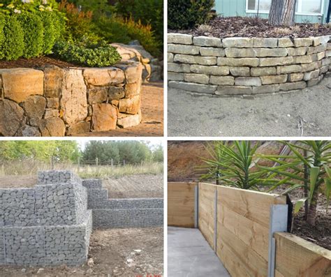 19+ Different Types of Retaining Wall Materials & Designs With Images
