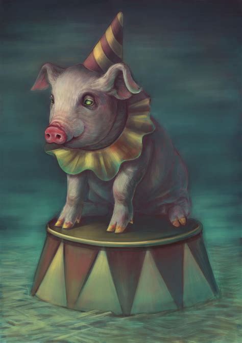 Circus pig by DaraGra-Boll on DeviantArt