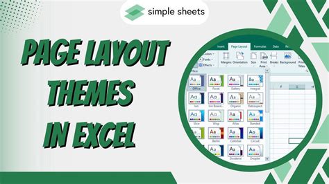 Page Layout Themes In Excel - How to Enhance Your Spreadsheets