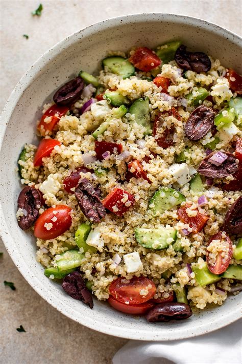 Mediterranean Quinoa Salad • Salt & Lavender