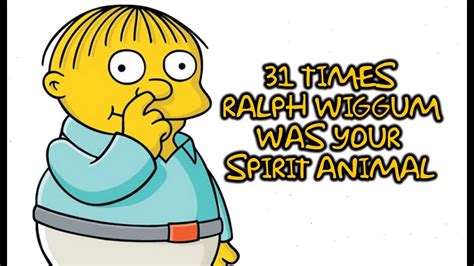 31 Times Ralph Wiggum From "The Simpsons" Was Your Spirit Animal - YouTube