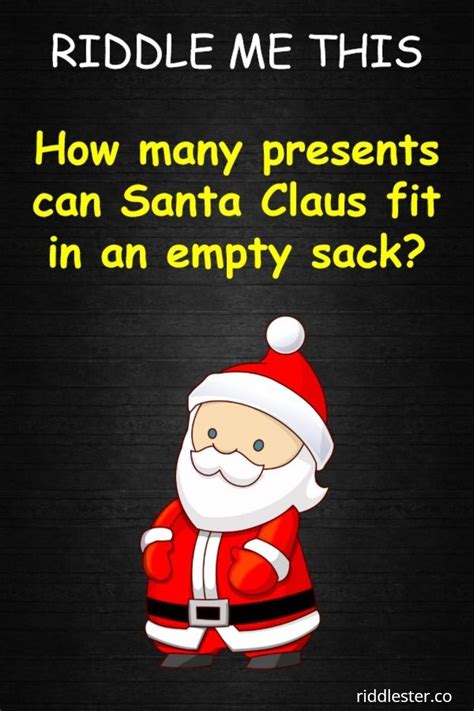 Tricky Riddles For Christmas With Answers | Christmas jokes for kids, Christmas riddles ...