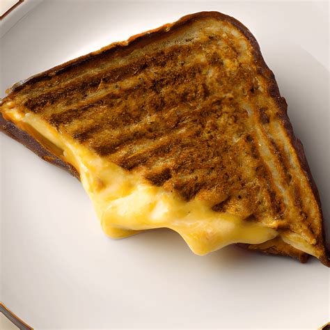 Grilled Cheese Sandwich with Melted Cheese Middle · Creative Fabrica