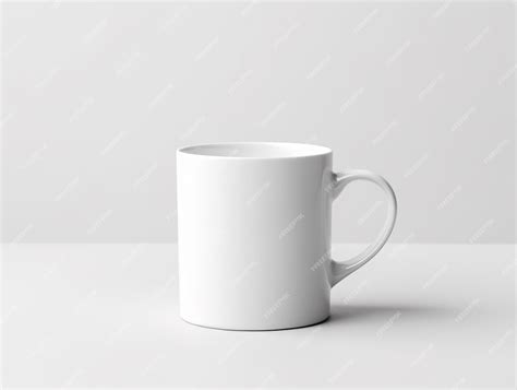 Premium Photo | A white coffee mug mockup