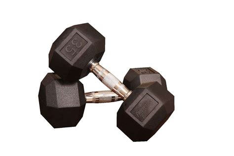 Rubber Hex Dumbbells – Flaman Fitness