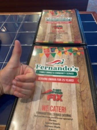 FERNANDO'S, Omaha - 7555 Pacific St - Menu, Prices & Restaurant Reviews ...