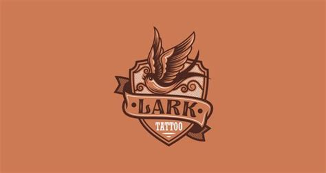 Lark Tattoo | Logo Design | Lark tattoo, Logo design, Company logo design