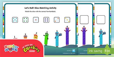 👉 Numberblocks 6 Dice Matching Activity | Twinkl - Twinkl