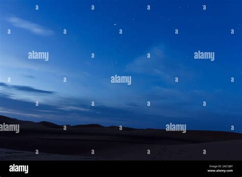 dunes in the sahara desert in morocco Stock Photo - Alamy