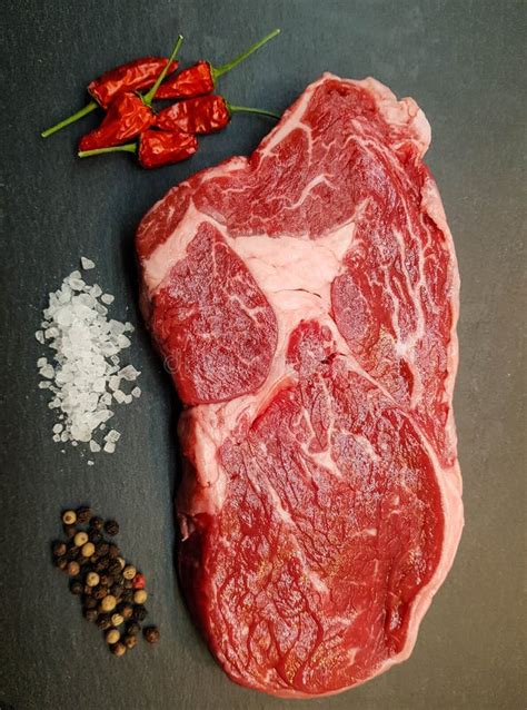 Beef entrecote Steak stock image. Image of gourmet, eating - 171247187