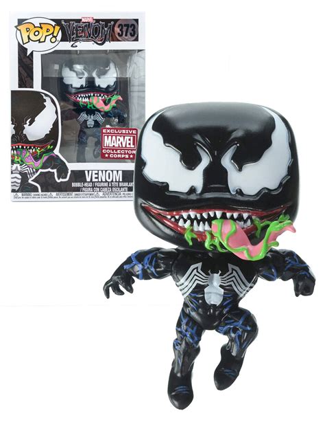 Funko POP! Marvel Venom #373 Venom (Jumping) - Collector Corps Exclusive - New, Mint Condition