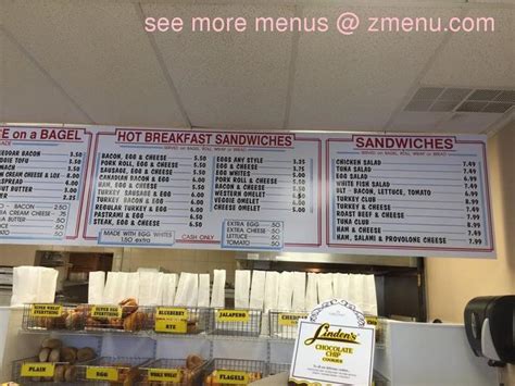 Online Menu of Baron's Bagels Restaurant, Brick, New Jersey, 08724 - Zmenu