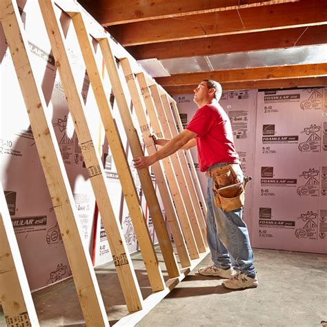 Framing Basement Walls | The Family Handyman